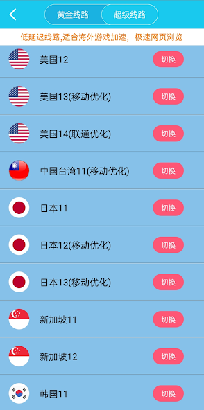 旋风国外加速器永久免费版android下载效果预览图